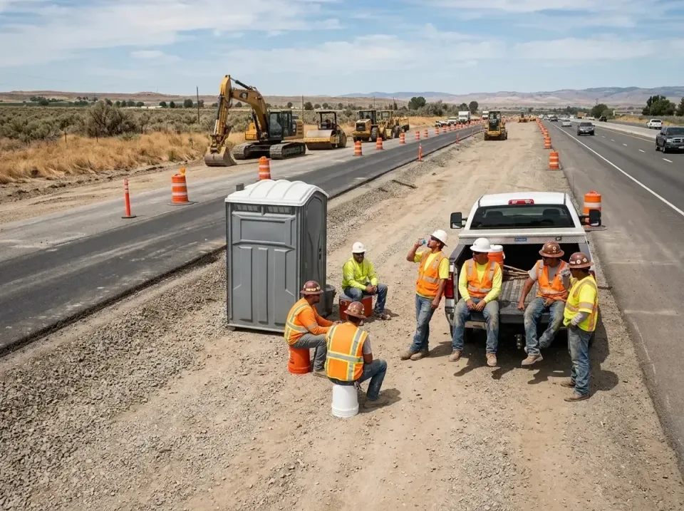highway-road-construction-crew-007 — frequently asked questions, Porta Potty and Restroom Rentals in Woodstock, GA
